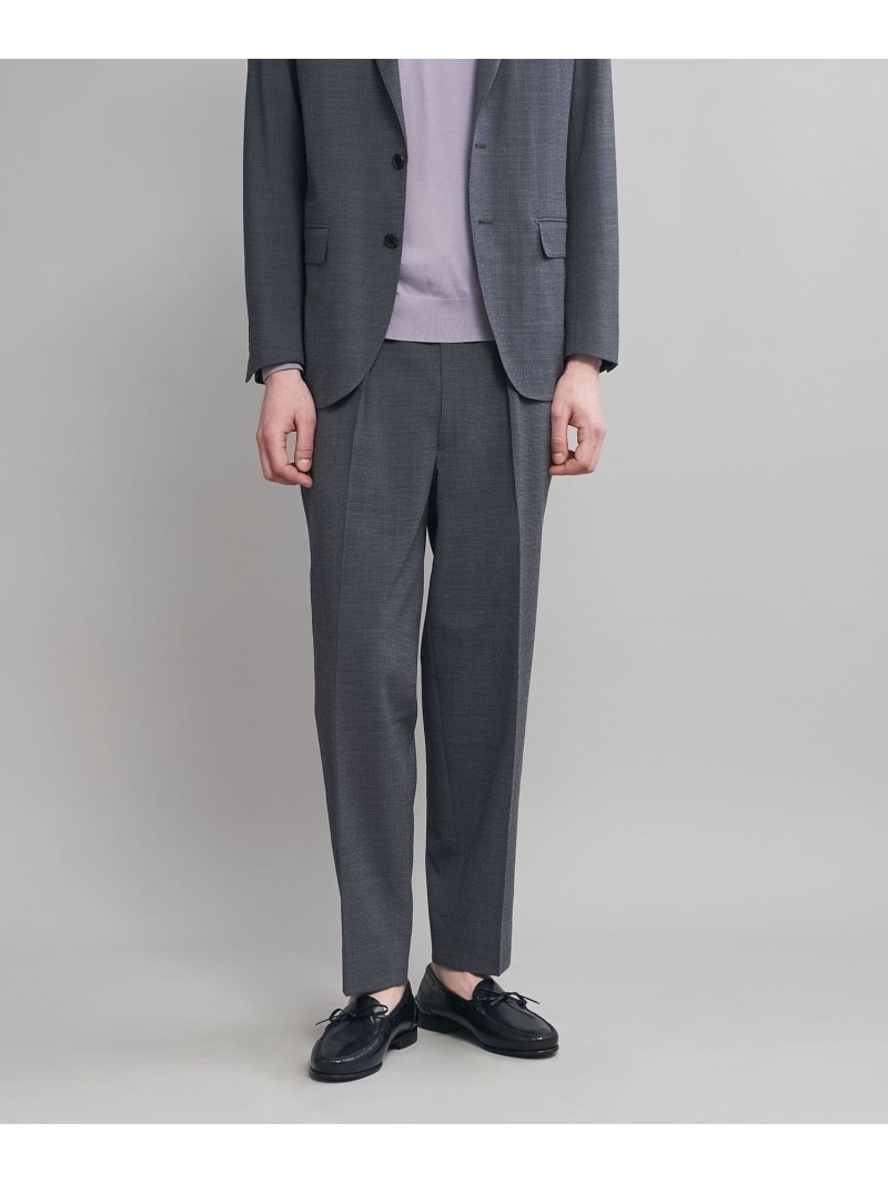 未使用品★UNITED ARROWS グレー スーツ3点セット UNITED ARROWS｜シャークスキン グレンプレイド 3ボタン スーツ