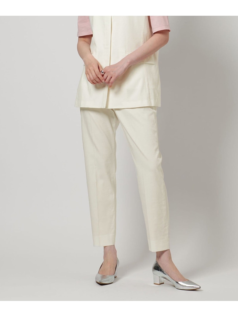 【SALE／50%OFF】NALYA テーパード パンツ WHITE UNITED ARROWS ユナイテッドアローズ アウトレット パンツ その他のパンツ ホワイト【RBA_E】【送料無料】[ Fashion]
