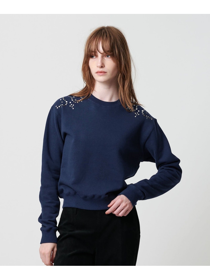 【SALE／50%OFF】＜ATTISESSION＞スタッズライク 汗水 ATTISESSION ユナイテッドアローズ 逃げ道 トップス スウェット・トレーナー 薄墨色 米国海軍【RBA_E】【貨物輸送無料】[ Fashion]