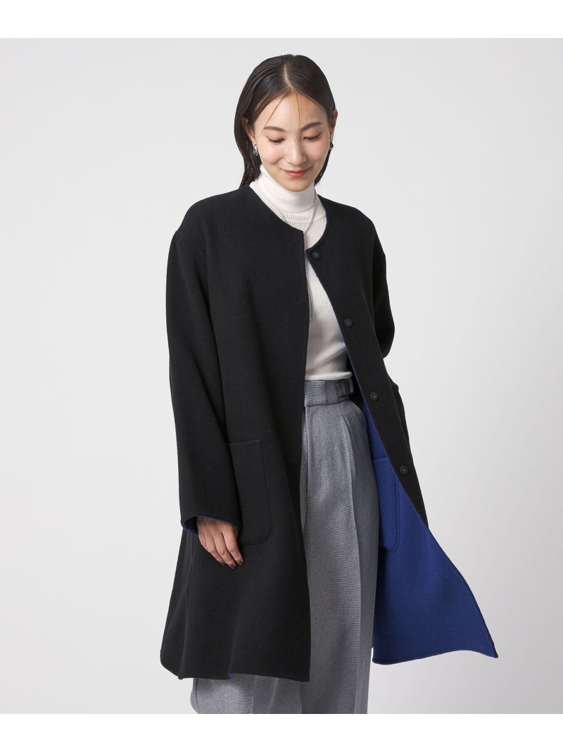 【SALE／30%OFF】リバーシブル Aラインコート ＜A DAY IN THE LIFE＞ a day in the life ユナイテッドアローズ アウトレット ジャケット・アウター その他のジャケット・アウター ブラック グレー ネイビー【RBA_E】【送料無料】[ Fashion]｜UNITED ARROWS LTD. OUTLET