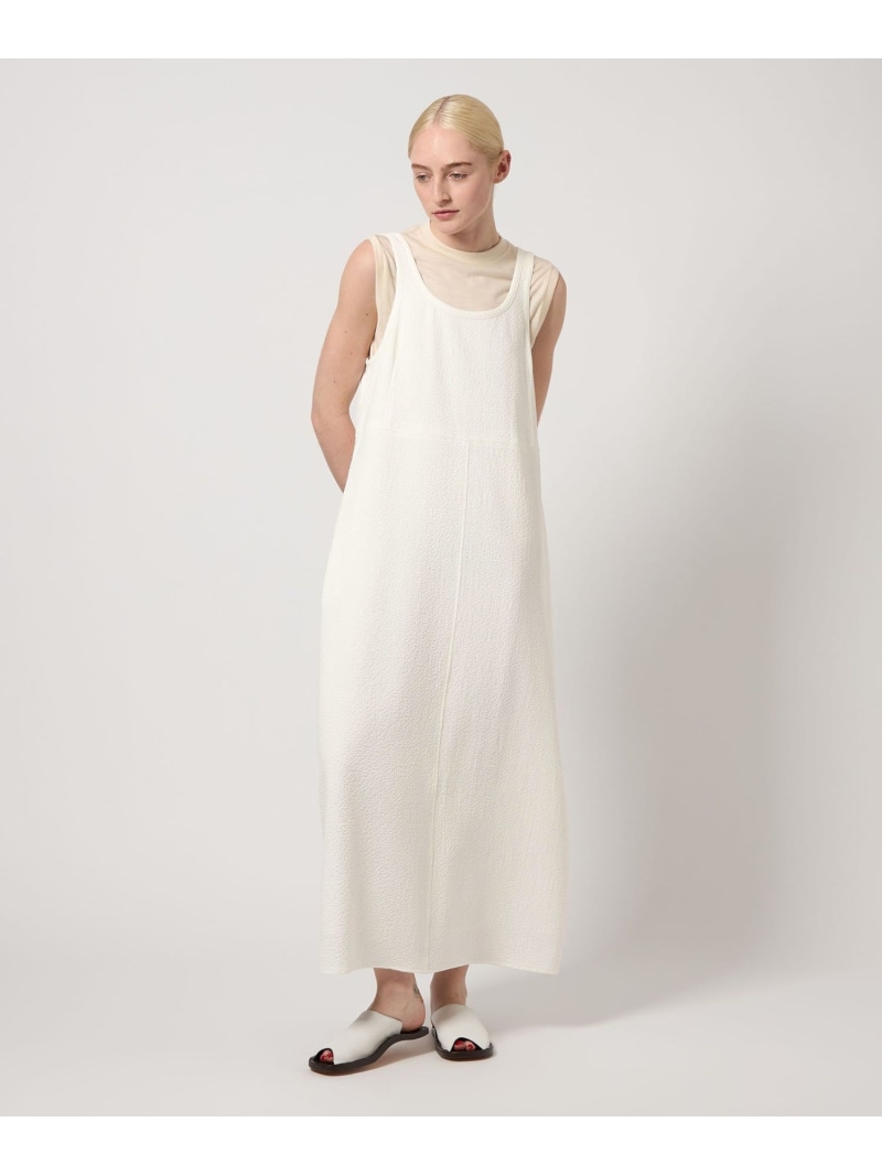 【SALE／30%OFF】＜Steven Alan＞ポコポコ タンクトップ ワンピース Steven Alan ユナイテッドアローズ アウトレット ワンピース・ドレス ワンピース グレー ベージュ ホワイト【RBA_E】【送料無料】[ Fashion]