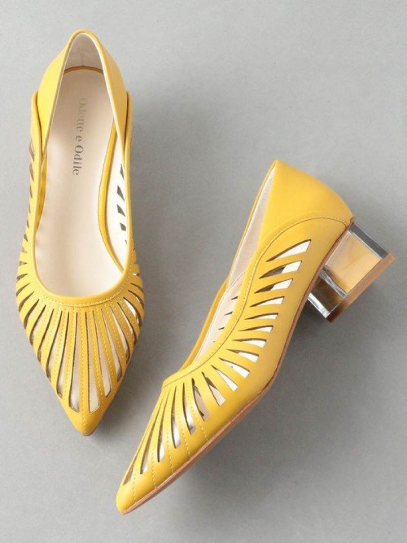 特別訳あり特価 Sale Ofc ポインテッドパンチング パンプス35 Odette E Odile ユナイテッドアローズ アウトレット シューズ パンプス イエロー ホワイト シルバー ネイビー Rba E Rakuten Fashion United Arrows Ltd Outlet 素晴らしい外見