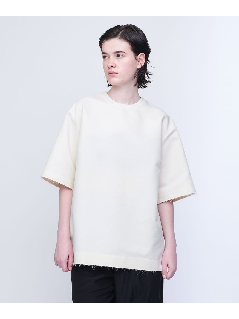 【SALE／30%OFF】＜AEWEN MATOPH＞ダブルクロス ビッグT ブラウス AEWEN MATOPH ユナイテッドアローズ アウトレット トップス シャツ・ブラウス ブラック ホワイト【RBA_E】【送料無料】[ Fashion]