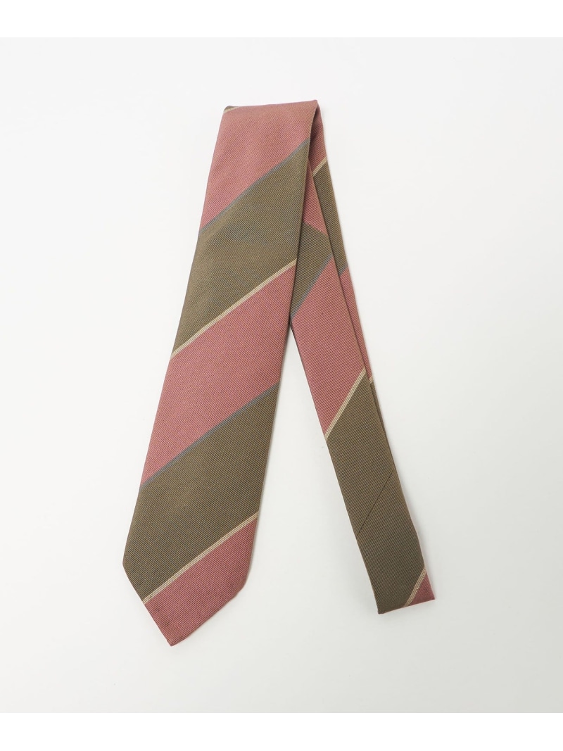【SALE／50%OFF】2カラー ストライプ ネクタイ UNITED ARROWS ユナイテッドアローズ アウトレット スーツ・フォーマル ネクタイ・蝶ネクタイ オレンジ ピンク【RBA_E】【送料無料】[ Fashion]