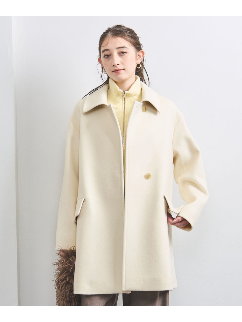 BEAUTY&YOUTH UNITED ARROWS メルトン チェスターコート WEB限定 WARDROBE SMART】PE メルトン チェスターコート