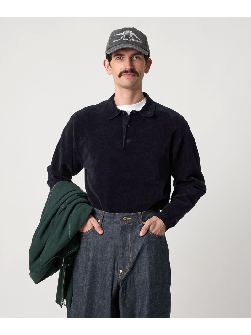 【SALE／30%OFF】＜Steven Alan＞ 3B コットン ニット ポロシャツ Steven Alan ユナイテッドアローズ アウトレット トップス ニット ブラウン ネイビー【RBA_E】【送料無料】[ Fashion]｜UNITED ARROWS LTD. OUTLET 10,973円