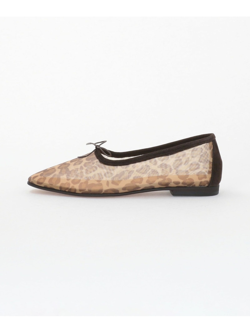 【SALE／50%OFF】＜Steven Alan＞チュール レオパード バレエシューズ Steven Alan ユナイテッドアローズ アウトレット シューズ・靴 その他のシューズ・靴 ブラウン【RBA_E】【送料無料】[ Fashion]