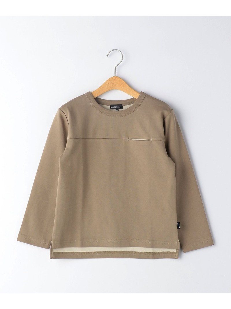 TJ ダブルフェイス 100cm-130cm ARROWS Fashion Rakuten Tシャツ UNITED green label  relaxing アウトレット カットソー プルオーバー ポケット ユナイテッドアローズ ロングスリーブ 【破格値下げ】 ポケット
