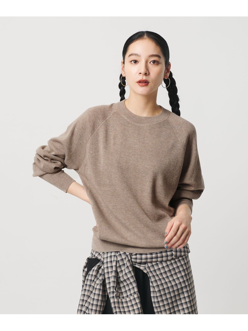 【SALE／40%OFF】ウールフルニードル クルーネックプルオーバー BEAUTY&YOUTH UNITED ARROWS ユナイテッドアローズ アウトレット トップス ニット ワインレッド グレー ベージュ【RBA_E】【送料無料】[ Fashion]｜UNITED ARROWS LTD. OUTLET