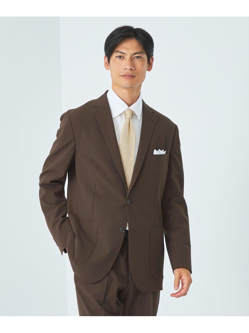 楽天市場】【SALE／50%OFF】CARUSO シアサッカー ピークドラペル 2B