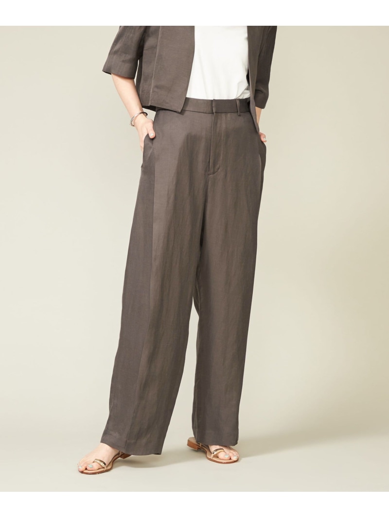 【SALE／40%OFF】＜conte＞タック イージー ワイドパンツ conte ユナイテッドアローズ アウトレット パンツ その他のパンツ ベージュ グレー【RBA_E】【送料無料】[ Fashion]