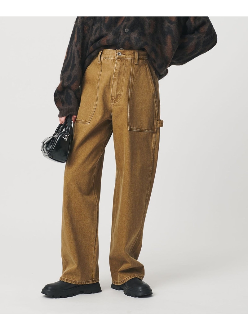 【SALE／40%OFF】綿織物ジーンズ ペインターパンツ BEAUTY\u0026YOUTH UNITED ARROWS ユナイテッドアローズ 逃げ口 ズボン下 デニム・ジーンズズボン下 ベージュ 白いこと【RBA_E】【貨物輸送無料】[ Fashion]