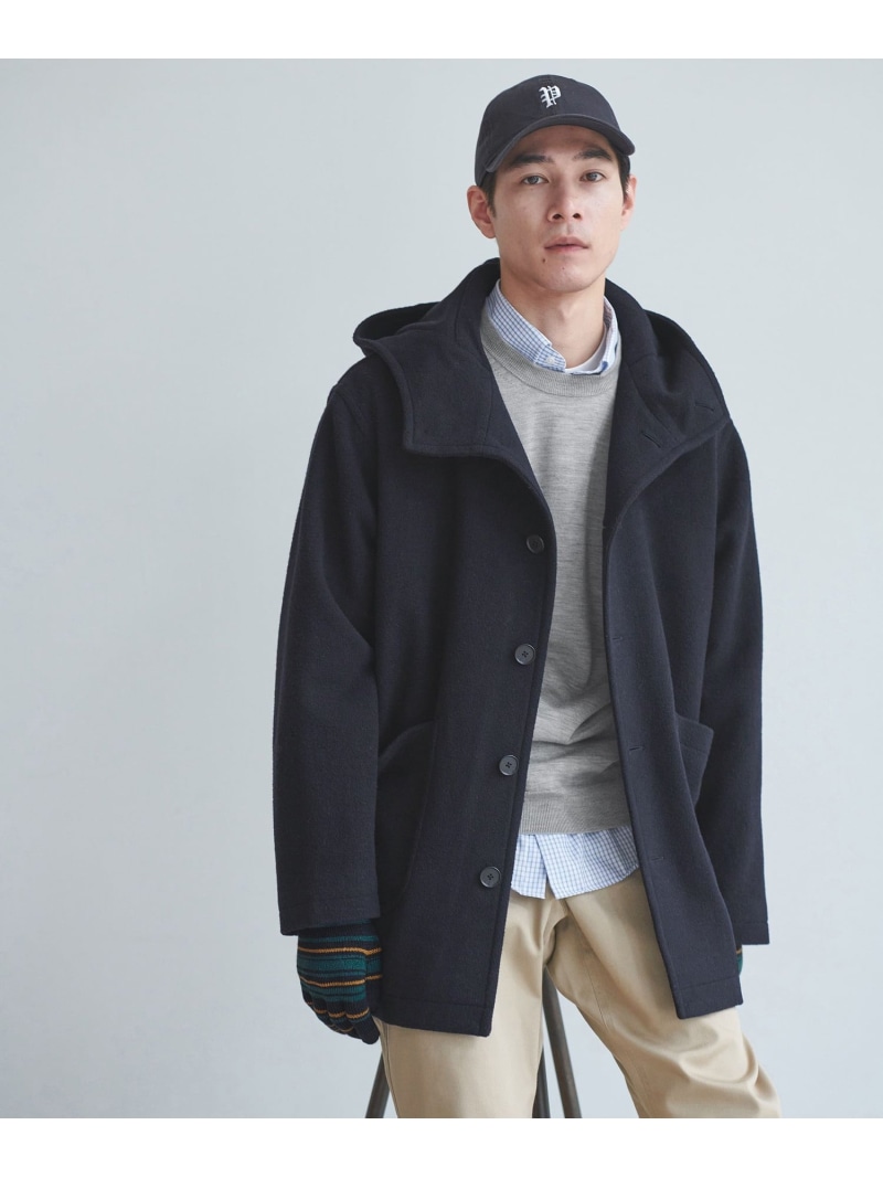 【楽天市場】【SALE／70%OFF】ソフトメルトン ゲームパーカー フード付きコート UNITED ARROWS green label ...