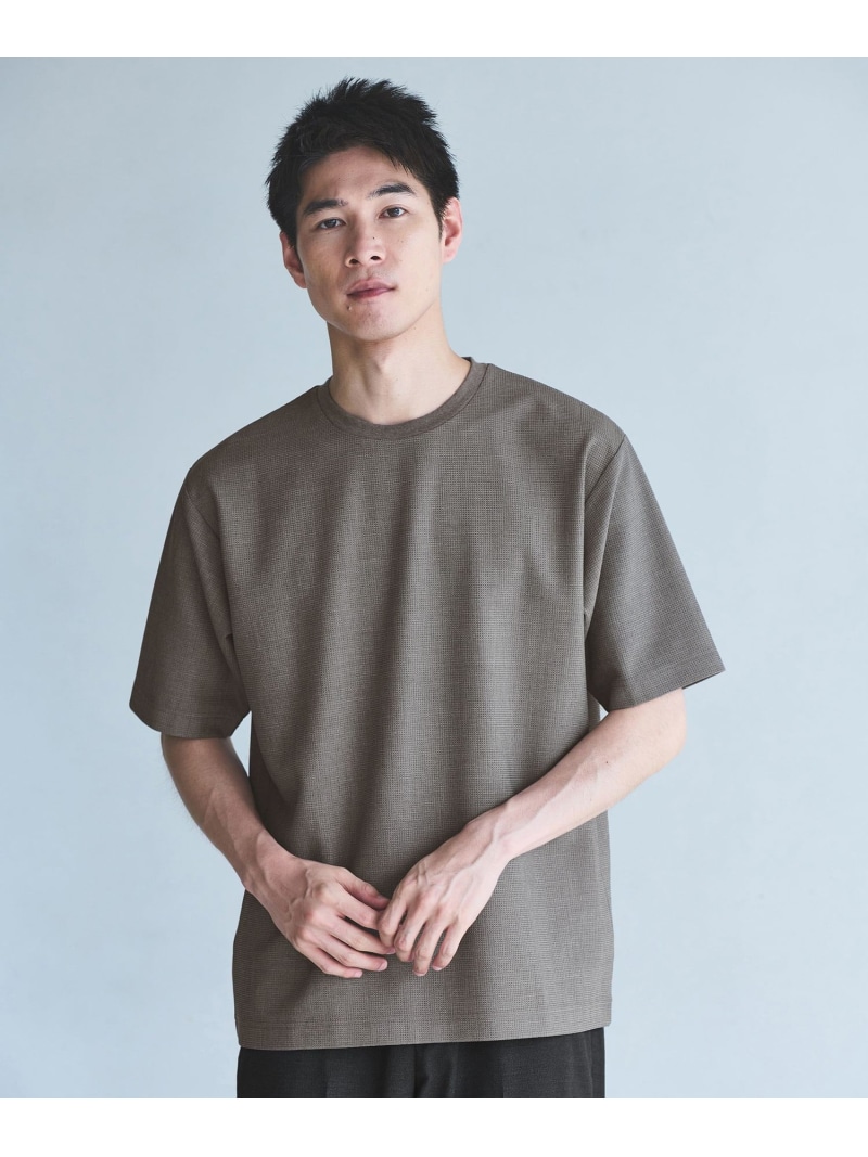 【SALE／30%OFF】KIVANC クルーネック Tシャツ -ストレッチ- UNITED ARROWS green label relaxing ユナイテッドアローズ アウトレット トップス カットソー・Tシャツ ホワイト ベージュ ブラック【RBA_E】【送料無料】[ Fashion]