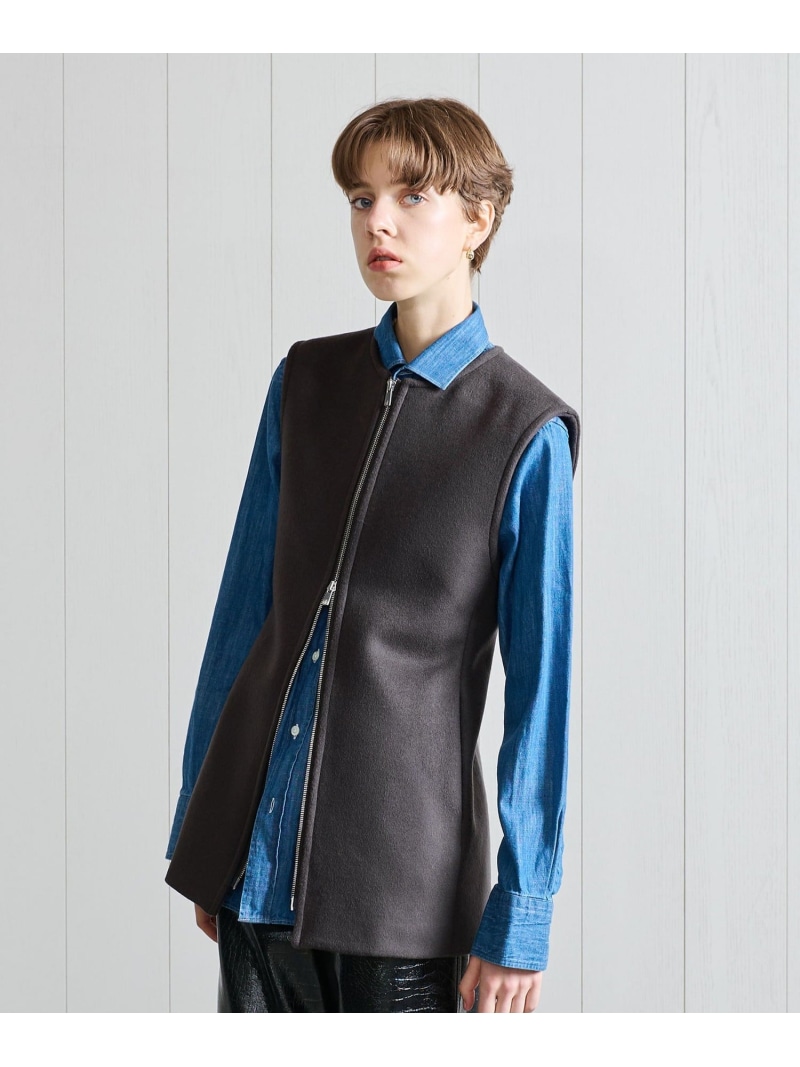 【楽天市場】【SALE／80%OFF】＜H＞メルトン ジップベスト BEAUTY&YOUTH UNITED ARROWS ユナイテッドアローズ ...