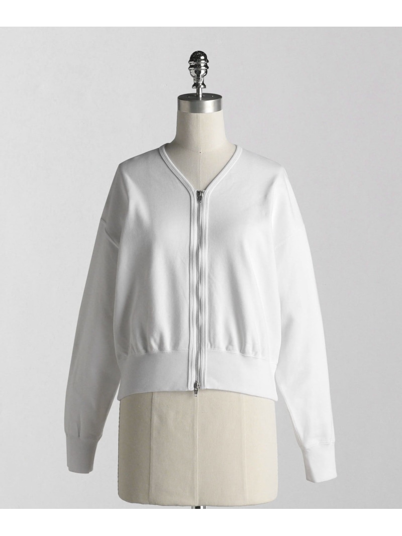 【SALE／80%OFF】＜LOEFF＞スウェット ジップ カーディガン LOEFF ユナイテッドアローズ アウトレット トップス スウェット・トレーナー ホワイト【RBA_E】【送料無料】[ Fashion]