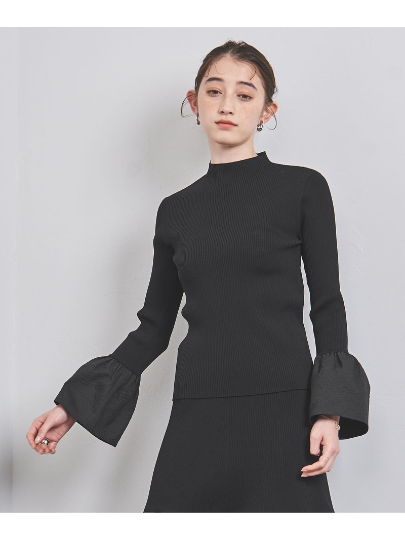 【楽天市場】【SALE/50%OFF】ジャカードコンビ フレアスリーブ ニット UNITED ARROWS ユナイテッドアローズ アウトレット ...