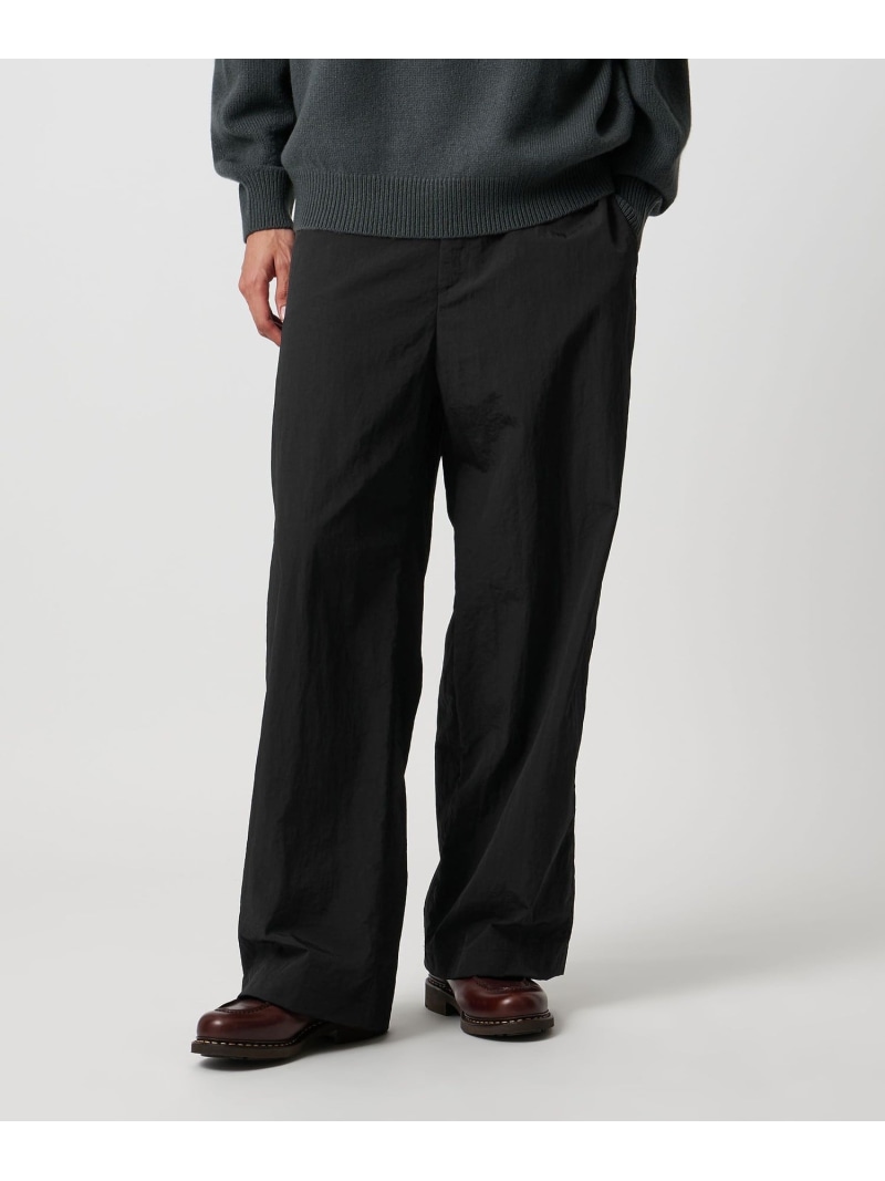【SALE／40%OFF】＜H＞OLMETEX ナイロン ワイドスラックス BEAUTY&YOUTH UNITED ARROWS ユナイテッドアローズ アウトレット パンツ その他のパンツ グレー ブラック【RBA_E】【送料無料】[ Fashion]｜UNITED ARROWS LTD. OUTLET