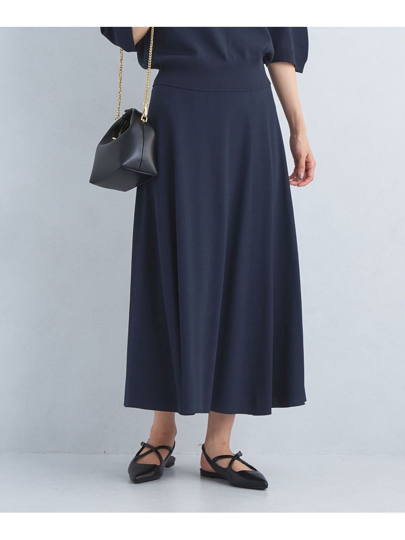 美品 ユナイテッドアローズ 現行 フォックスカシミヤ ニット タイトスカート UNITED ARROWS（ユナイテッドアローズ）の「フォックスカシミヤ ニット