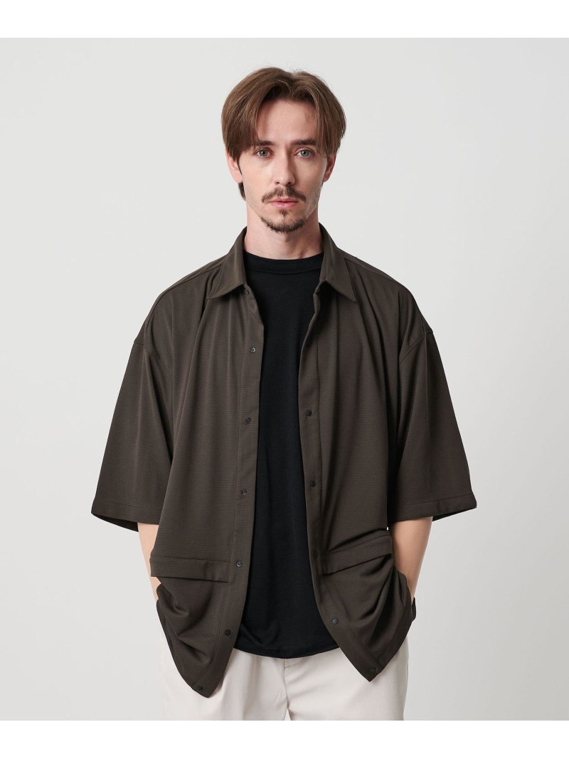 【SALE／50%OFF】＜GRIP SWANY * koti BEAUTY&YOUTH＞ポーラテック パワードライ ショートスリーブ シャツ BEAUTY&YOUTH UNITED ARROWS ユナイテッドアローズ アウトレット トップス シャツ・ブラウス ブラウン ブラック【RBA_E】【送料無料】[ Fashion]