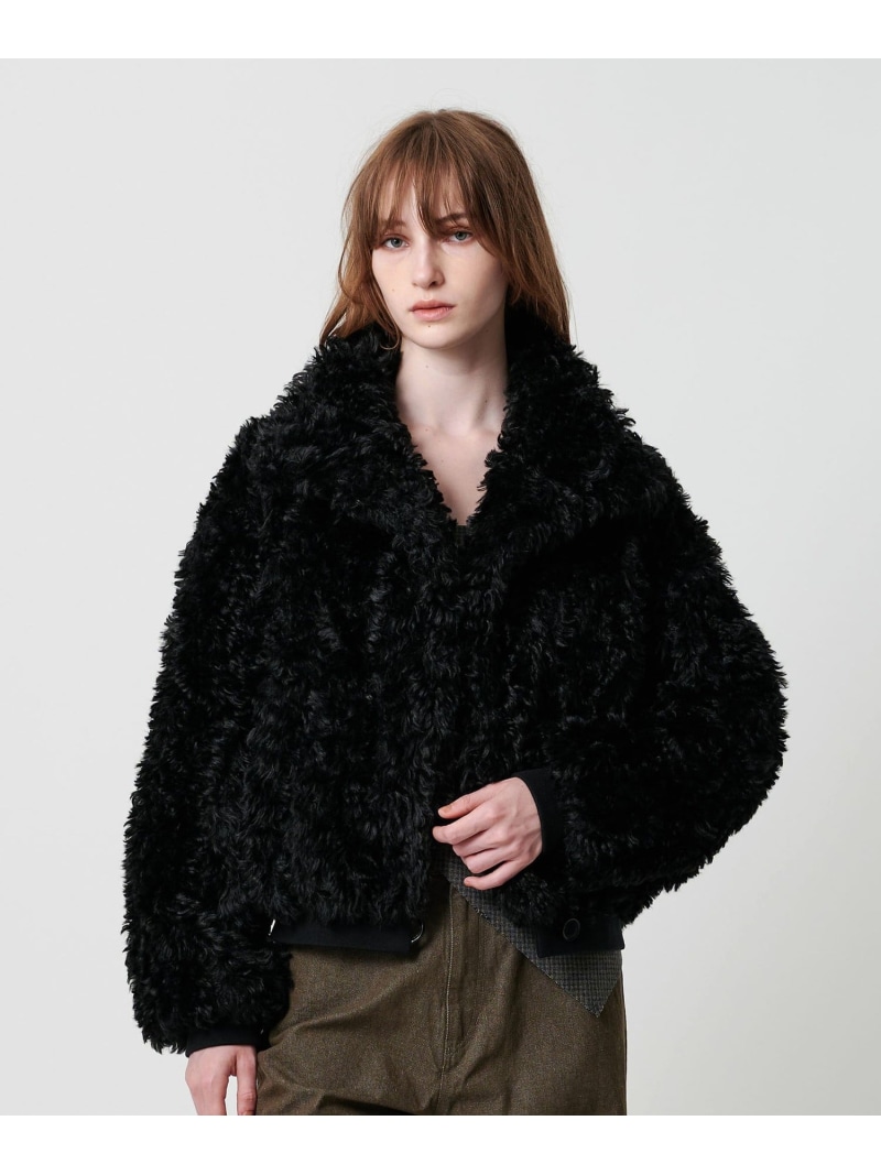 【SALE／30%OFF】＜ATTISESSION＞フラッフィー 上衣 ATTISESSION ユナイテッドアローズ 逃げ口 ジャケット・アウター 余分の物のジャケット・アウター 黒いこと 白いこと【RBA_E】【貨物輸送無料】[ Fashion]