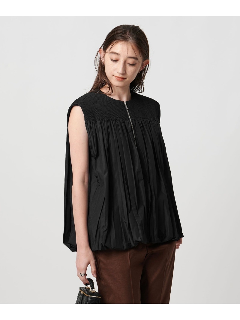 【SALE／30%OFF】ラメ シャーリング ベスト -ウォッシャブル- UNITED ARROWS ユナイテッドアローズ アウトレット トップス ベスト・ジレ ブラック【RBA_E】【送料無料】[ Fashion]