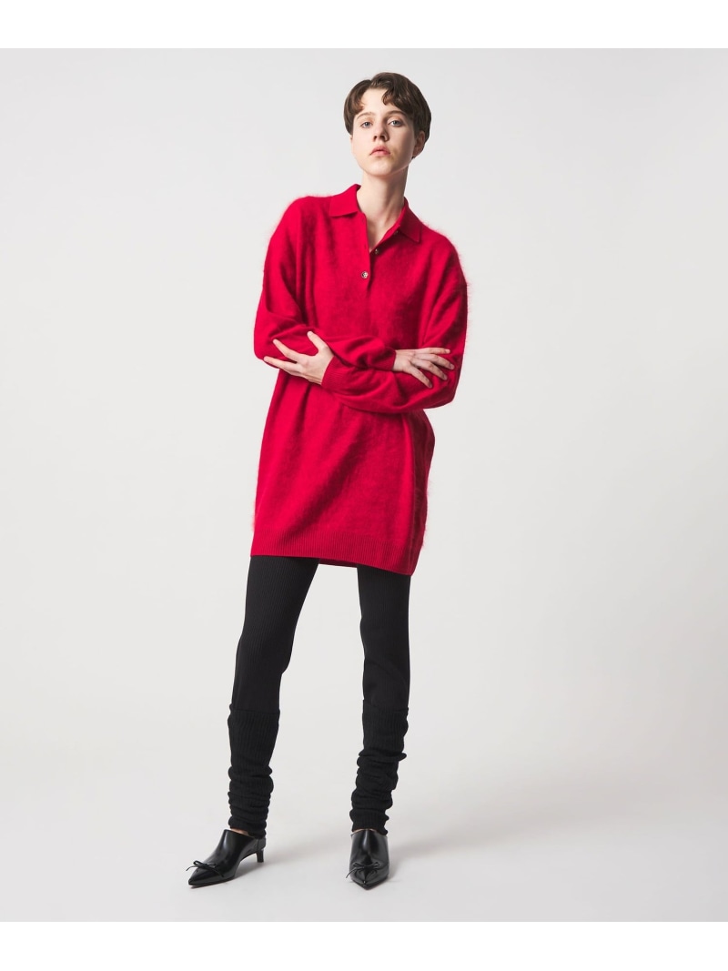 【SALE／50%OFF】＜6(ROKU)＞カシミール ポロ編み物 上衣 6(ROKU) ユナイテッドアローズ 逃げ道 トップス 編み物 赤いこと ベージュ【RBA_E】【貨物輸送無料】[ Fashion]
