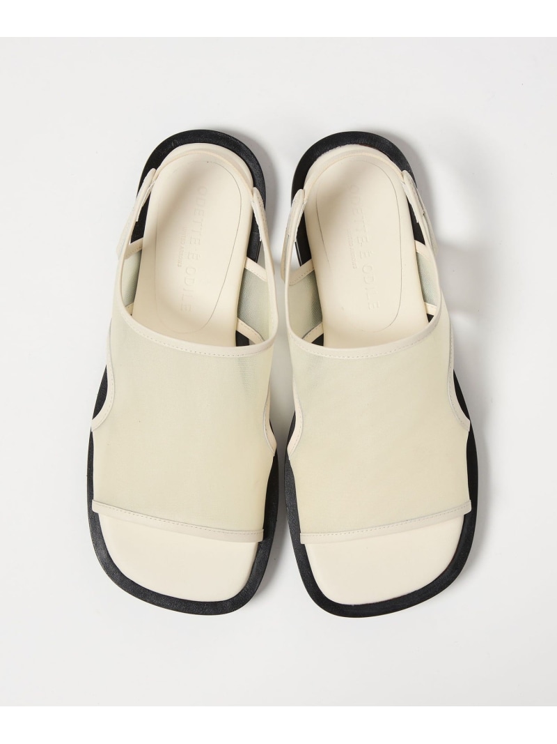 【SALE／30%OFF】カバードシアーサンダル15↑ ODETTE E ODILE ユナイテッドアローズ アウトレット シューズ・靴 サンダル ホワイト ブラック【RBA_E】【送料無料】[ Fashion]
