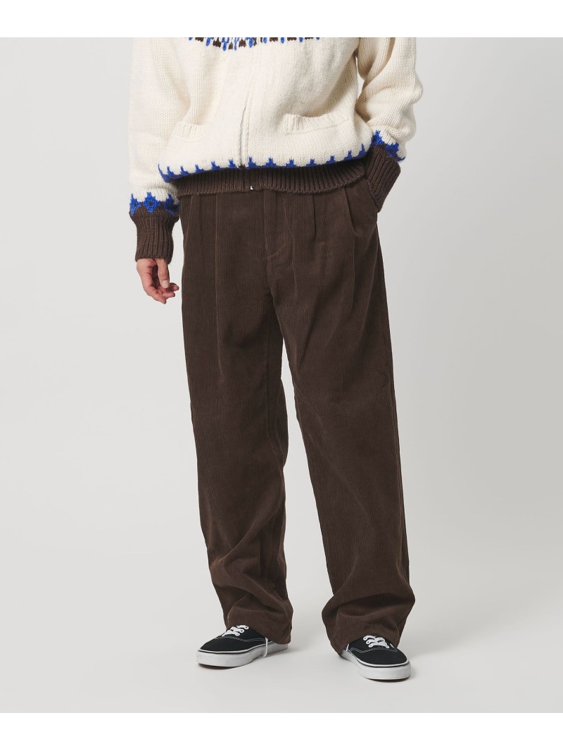 【SALE／30%OFF】＜NICE WEATHER＞コードバルーンパンツ NICE WEATHER ユナイテッドアローズ 逃げ口 ズボン下 余分の物のズボン下 赤銅色 白いこと【RBA_E】【貨物輸送無料】[ Fashion]