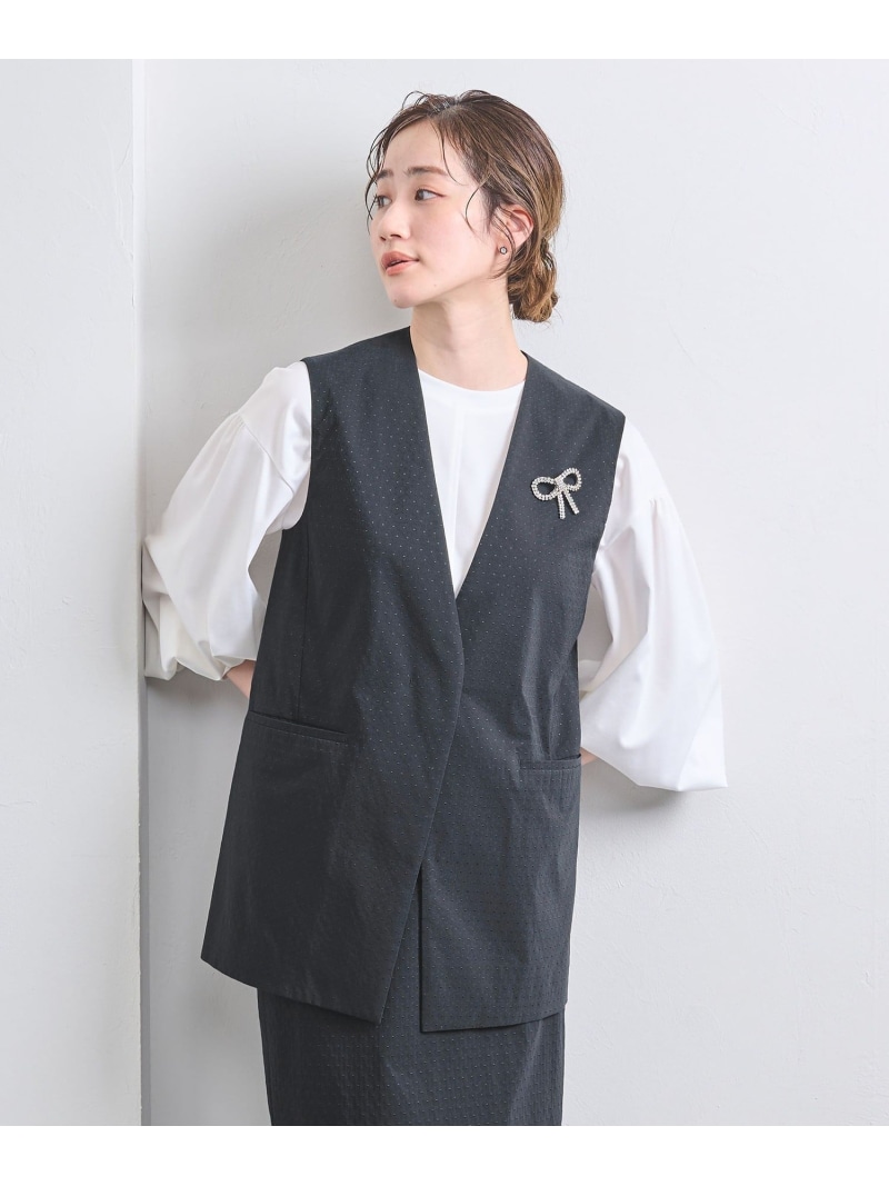 【美品】ユナイテッドアローズ　Vネック　ベスト　ジレ　ベルト 楽天市場】【SALE／60%OFF】ジャカード Vネック べスト BEAUTY&YOUTH