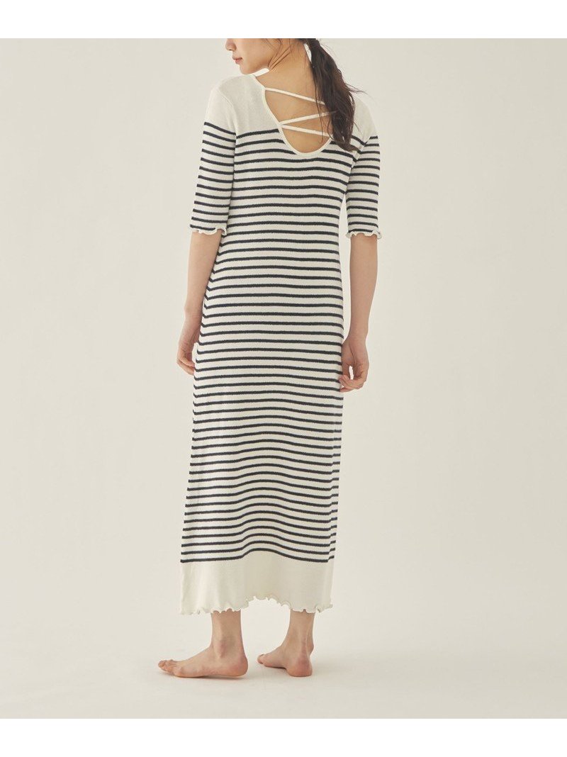 Emmel Refines Label パジャマ United スムース Relaxing Em ウォッシャブル ワンピース リファインズ Room Arrows Green エメル