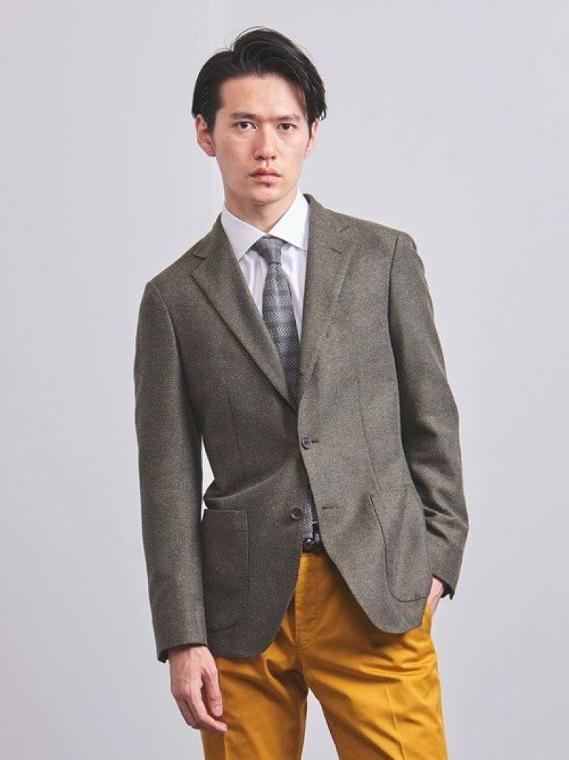 お1人様1点限り Rakuten Fashion Sale 70 Off United Arrows ユナイテッドアローズ フレンチツイル 3b ジャケット United Arrows ユナイテッドアローズ アウトレット コート ジャケット テーラードジャケット グリーン Rba E United Arrows Ltd