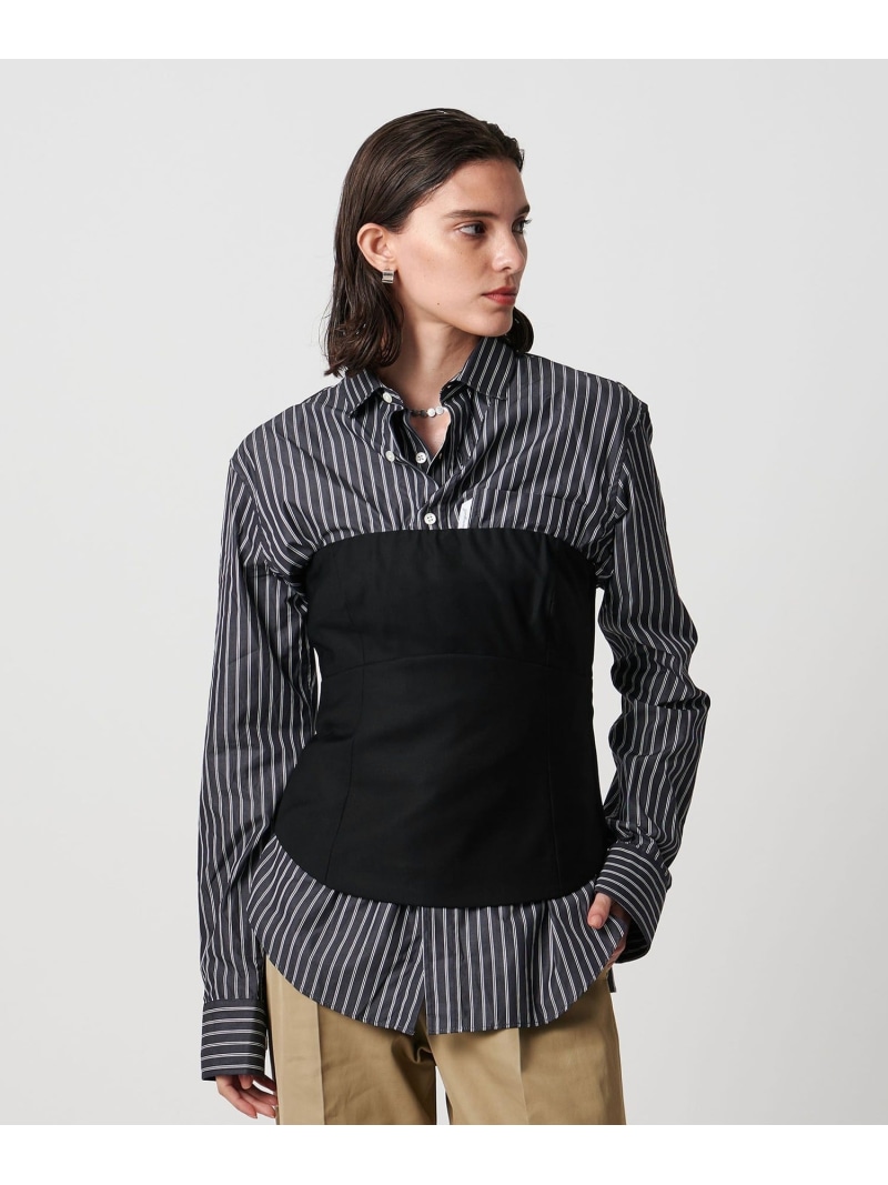＜H＞TW ツイル ビスチェ BEAUTY&YOUTH UNITED ARROWS ユナイテッドアローズ アウトレット ワンピース・ドレス チュニック ブラック【送料無料】[ Fashion]｜UNITED ARROWS LTD. OUTLET