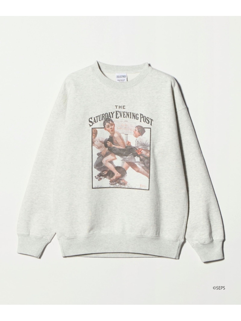 【SALE／30%OFF】＜The Saturday Evening Post x BEAUTY&YOUTH＞BOYS スウェット BEAUTY&YOUTH UNITED ARROWS ユナイテッドアローズ アウトレット トップス スウェット・トレーナー グレー【RBA_E】【送料無料】[ Fashion]｜UNITED ARROWS LTD. OUTLET