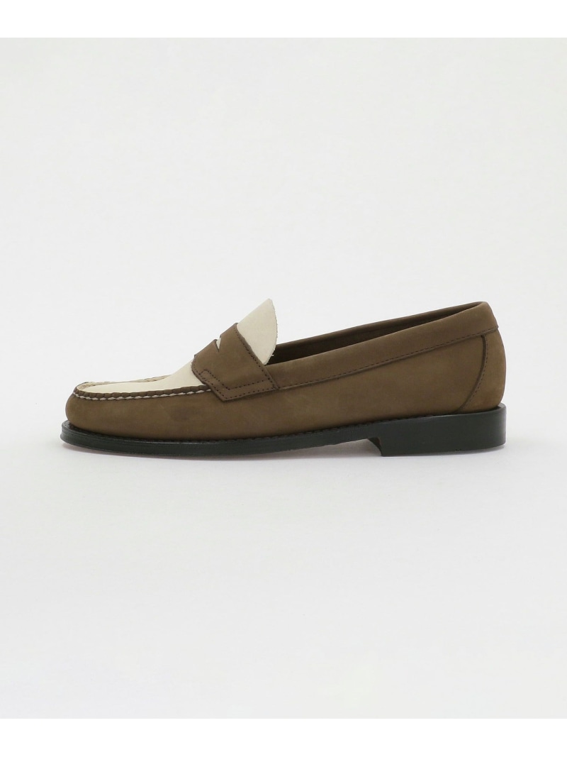 【SALE／40%OFF】【別注】＜G.H.BASS for District＞LOGAN/コンビローファー UNITED ARROWS ユナイテッドアローズ アウトレット シューズ・靴 ローファー グリーン ブラック【RBA_E】【送料無料】[ Fashion]｜UNITED ARROWS LTD. OUTLET