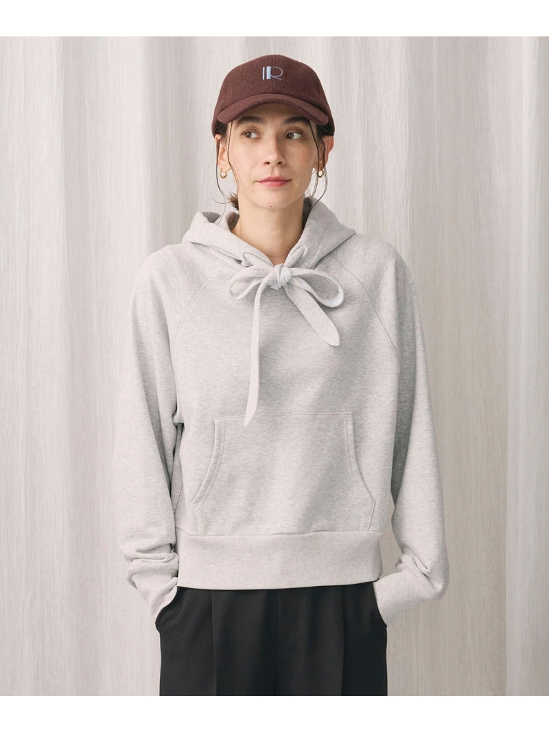 【SALE／40%OFF】綿織物交ぜあわせる裏毛 リボンフーディ BEAUTY\u0026YOUTH UNITED ARROWS ユナイテッドアローズ 逃げ道 トップス スウェット・トレーナー 薄墨色【RBA_E】【貨物輸送無料】[ Fashion]