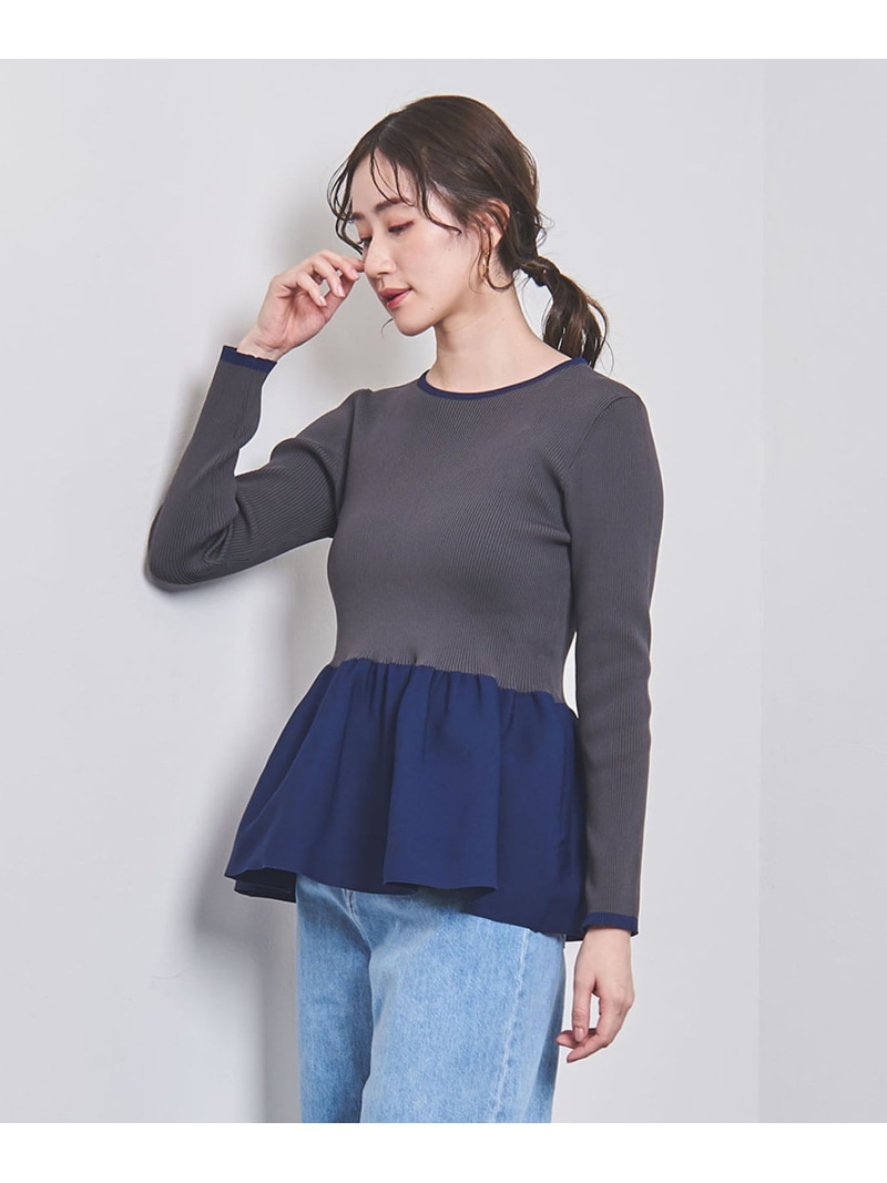 【楽天市場】【SALE/80%OFF】P ペプラム ニット UNITED ARROWS ユナイテッドアローズ アウトレット トップス ニット ...