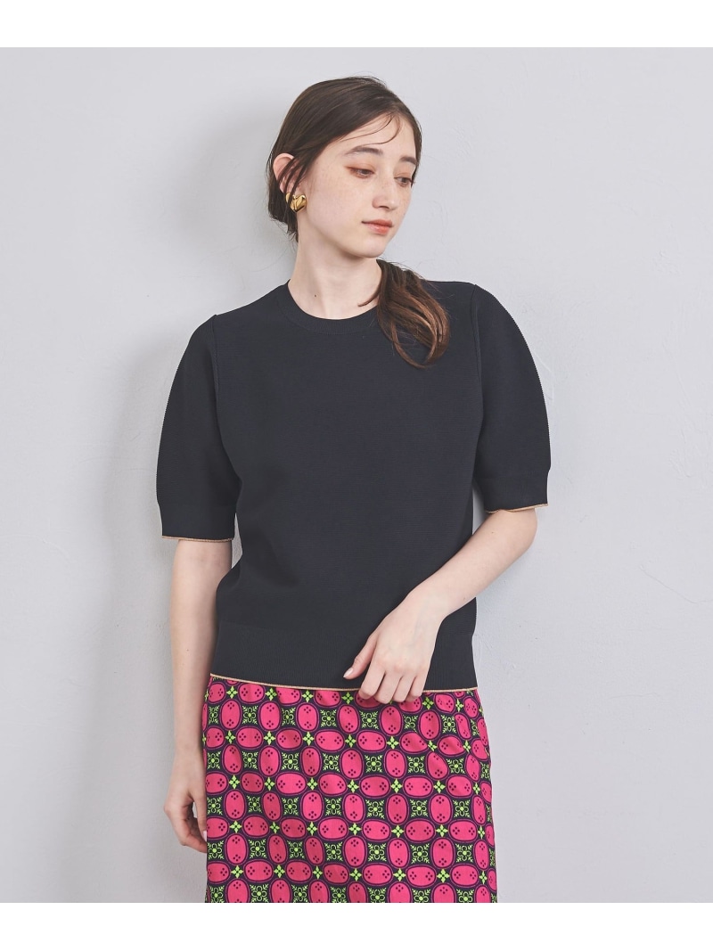 【楽天市場】【SALE/30%OFF】ラメライン ショートスリーブ ニット UNITED ARROWS ユナイテッドアローズ アウトレット ...