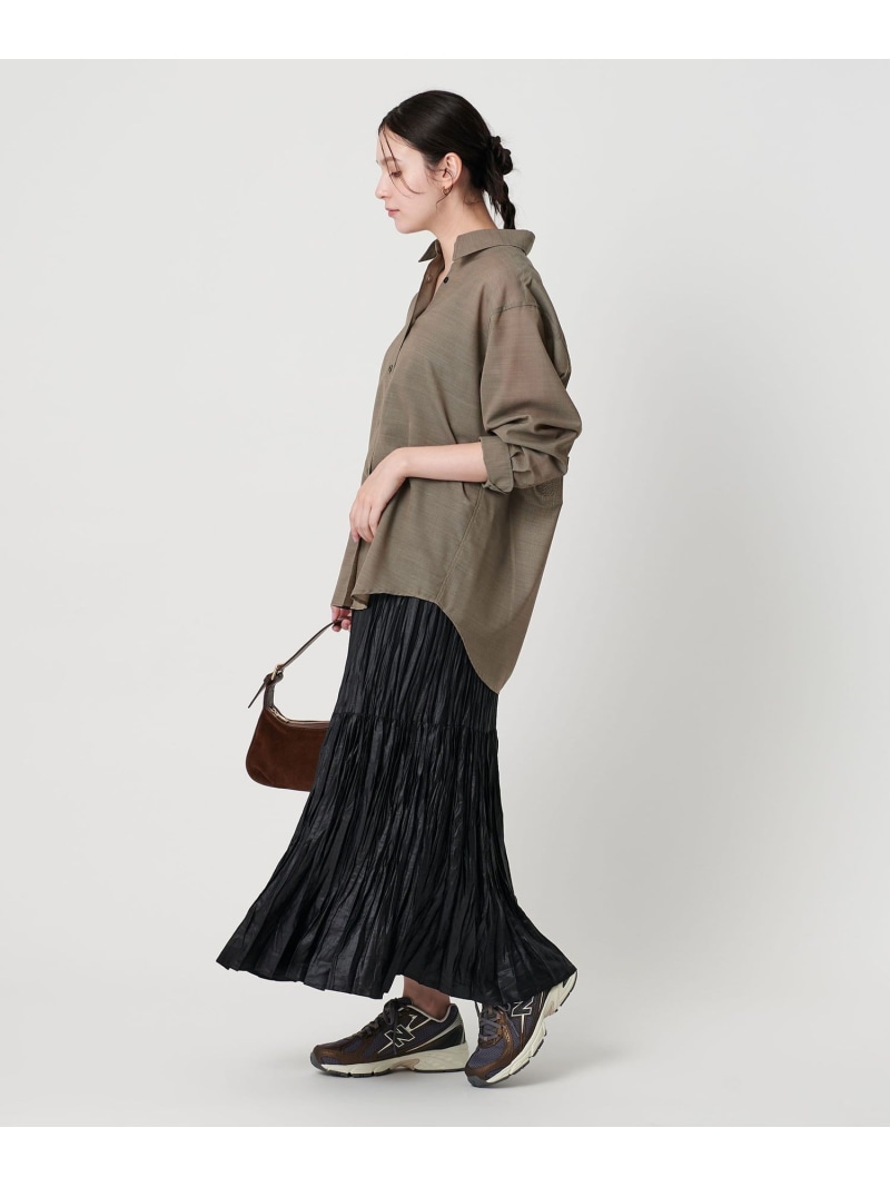 【SALE／30%OFF】シアー レギュラー色合い ソリッドシャツ BEAUTY\u0026YOUTH UNITED ARROWS ユナイテッドアローズ 降車口 トップス ティーシャツ・トップ 薄墨色【RBA_E】【貨物輸送無料】[ Fashion] レディースファッション-シャツ・ブラウス