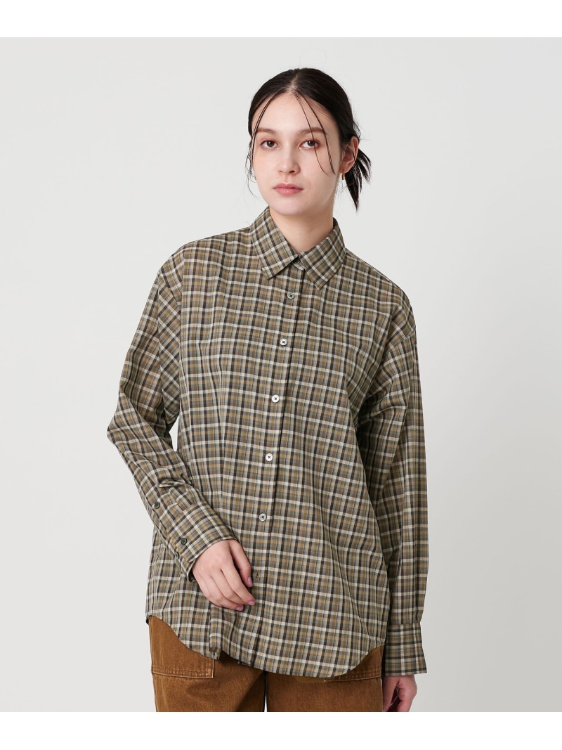 楽天市場】＜6(ROKU)＞シアー チェック シャツ 6(ROKU) ビューティー