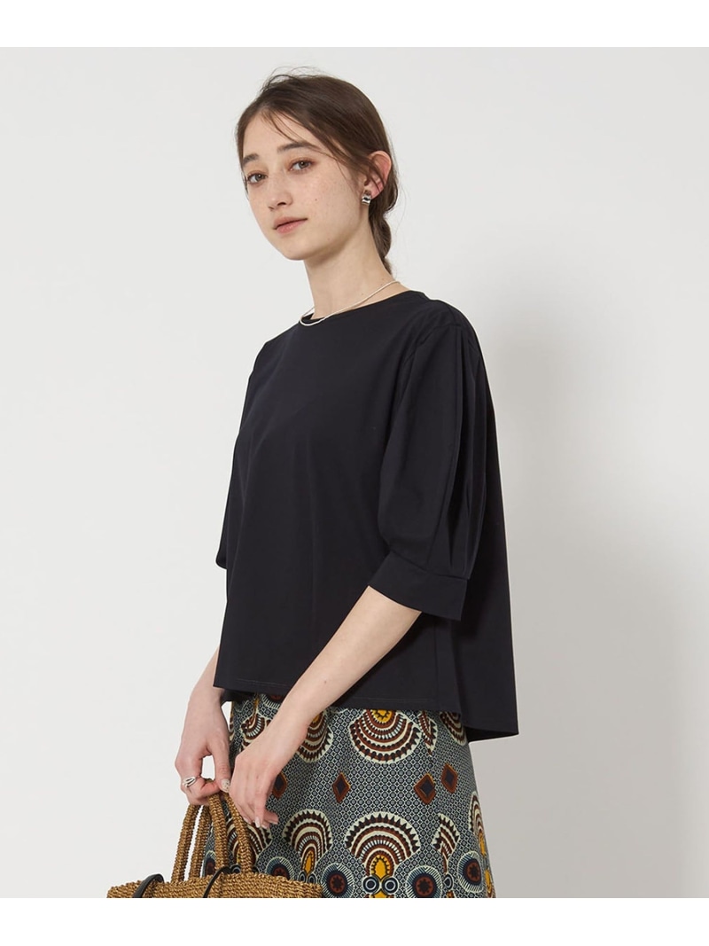【SALE／40%OFF】コクーンスリーブ ティーシャツ UNITED ARROWS ユナイテッドアローズ 降車口 トップス カットソー・ティーシャツ 黒いこと 白いこと 米国海軍【RBA_E】【貨物輸送無料】[ Fashion]