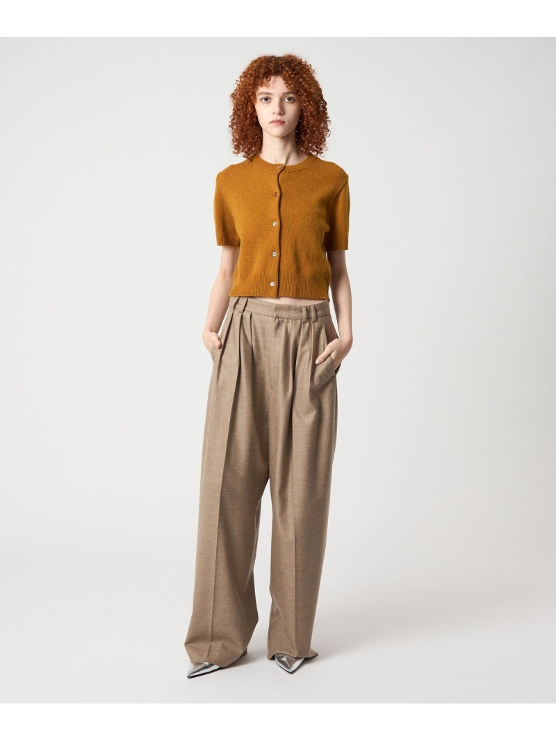 【SALE／40%OFF】＜6(ROKU)＞羊毛 タック ズボン下 25FW 6(ROKU) ユナイテッドアローズ 逃げ口 ズボン下 スラックス・御召しものズボン下 黒いこと ベージュ【RBA_E】【貨物輸送無料】[ Fashion]