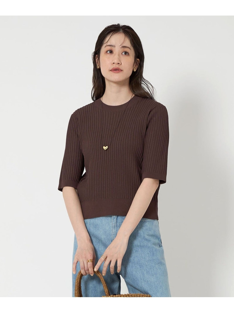【楽天市場】【SALE／50%OFF】メッシュ ハーフスリーブ ニット UNITED ARROWS ユナイテッドアローズ アウトレット ...