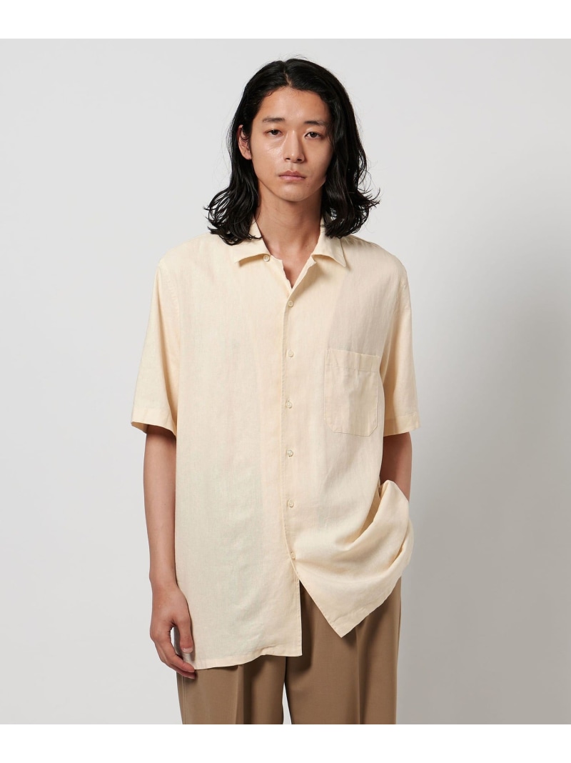 【SALE／40%OFF】＜GUY ROVER＞ ドレープ オープンカラーシャツ UNITED ARROWS ユナイテッドアローズ アウトレット トップス シャツ・ブラウス グリーン ホワイト ブラック【RBA_E】【送料無料】[ Fashion]