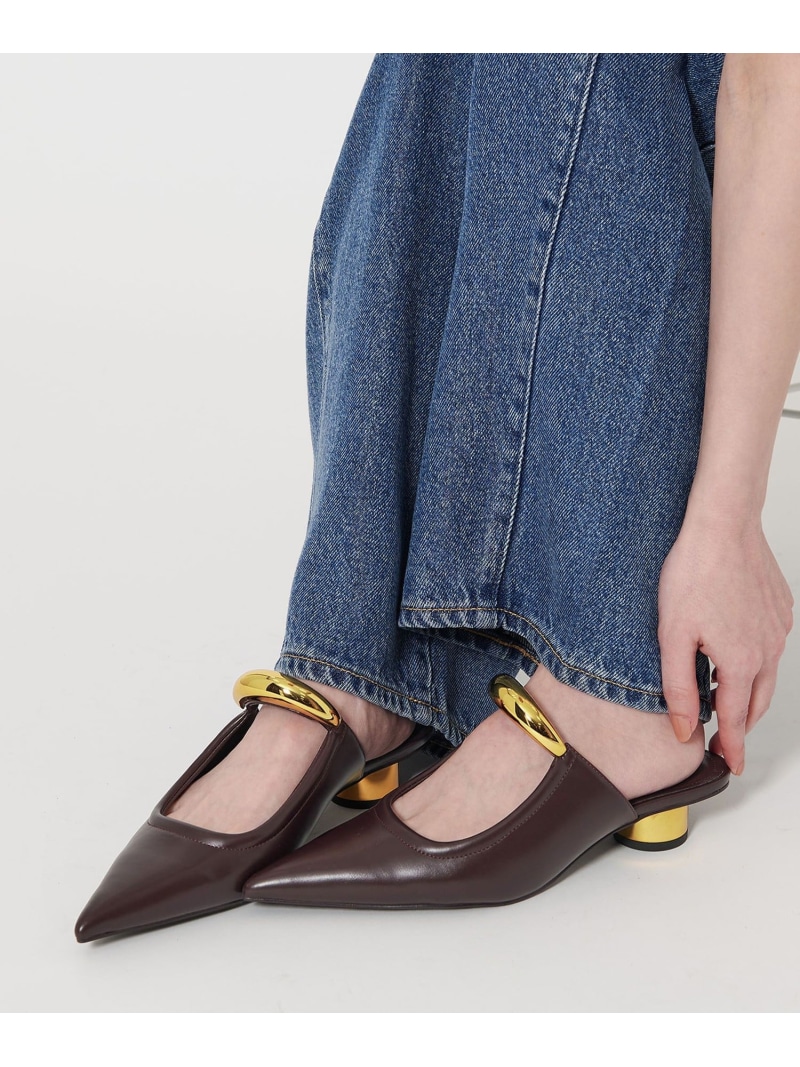 【SALE／60%OFF】＜JW PEI＞HELENA ミュール BEAUTY\u0026YOUTH UNITED ARROWS ユナイテッドアローズ 逃げ路 シューズ・靴 サンダル 赤銅色 黒いこと【RBA_E】【貨物輸送無料】[ Fashion] 靴-サンダル-その他