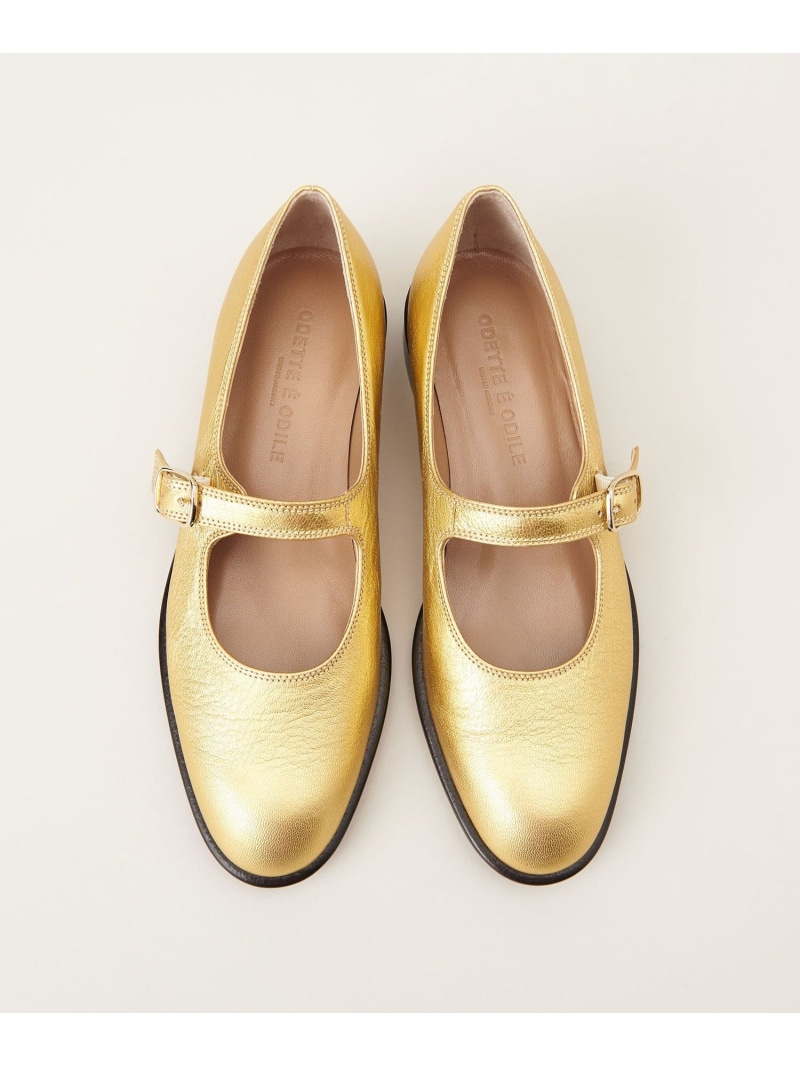 【SALE／70%OFF】クラシックメリージェーン フラット25↑ ODETTE E ODILE ユナイテッドアローズ アウトレット シューズ・靴 パンプス ワインレッド ブラック ゴールド【RBA_E】【送料無料】[ Fashion]