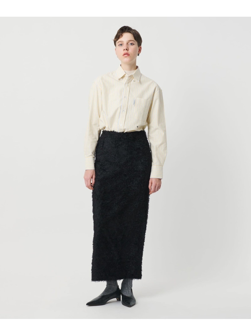 【SALE／40%OFF】＜H＞ポリエステル フリンジ ロングスコート BEAUTY\u0026YOUTH UNITED ARROWS ユナイテッドアローズ 逃げ道 スコート 余分の物のスコート 黒いこと ベージュ【RBA_E】【貨物輸送無料】[ Fashion]