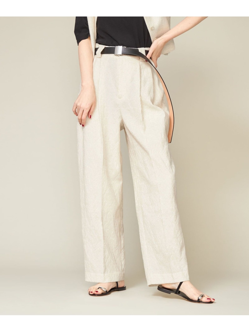 【SALE／60%OFF】＜conte＞ジャ差し固める タック 広々としたズボン下 conte ユナイテッドアローズ 逃げ口 ズボン下 余分の物のズボン下 ベージュ 黒いこと 白いこと【RBA_E】【貨物輸送無料】[ Fashion]