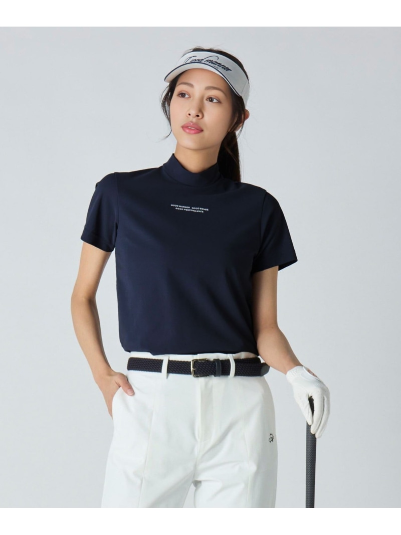 【SALE／50%OFF】ウィメンズ カノコ ハイネック ポロシャツ UNITED ARROWS GOLF ユナイテッドアローズ アウトレット スポーツ・アウトドア用品 ゴルフグッズ グレー ネイビー【RBA_E】【送料無料】[ Fashion] ゴルフ-その他-スポーツ・アウトドア