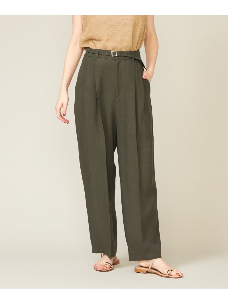 【SALE／60%OFF】＜conte＞調査報告 呼びりんテッド タックズボン下 conte ユナイテッドアローズ 逃げ口 ズボン下 余分の物のズボン下 ベージュ 緑であること 白いこと【RBA_E】【貨物輸送無料】[ Fashion]